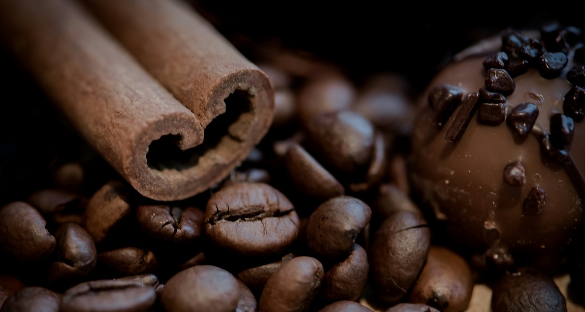 cinnamon stick coffee beans