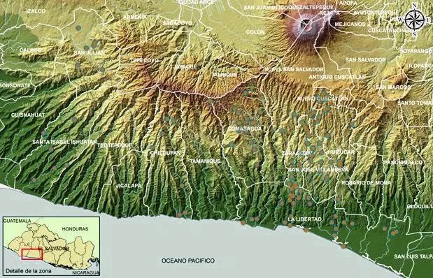 balsamo quezaltepec map