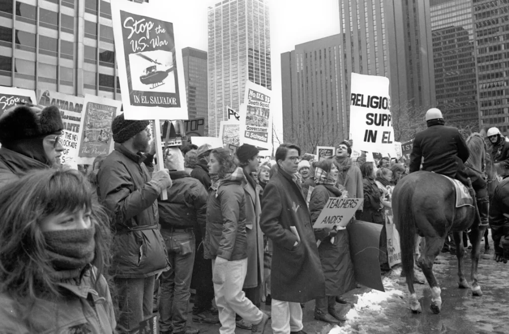 salvador civil war protest chicago