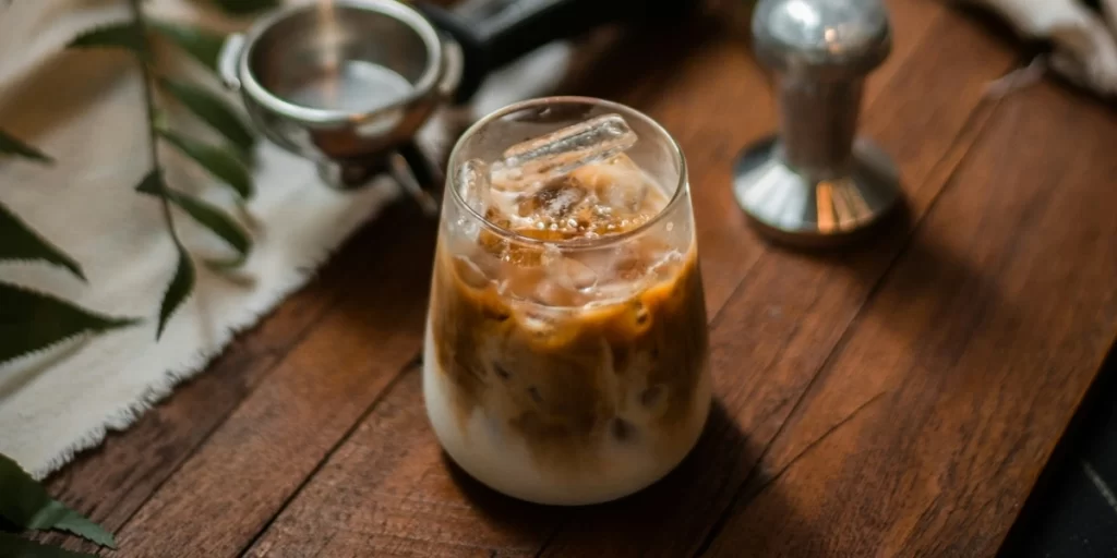 glass of cold brew made with espresso