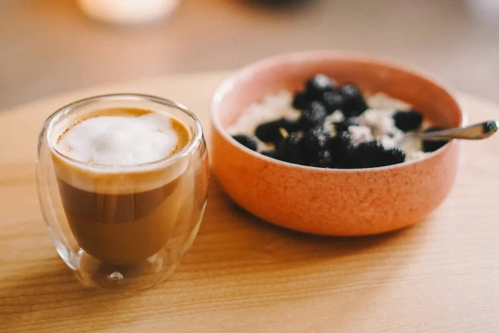healthy coffee breakfast