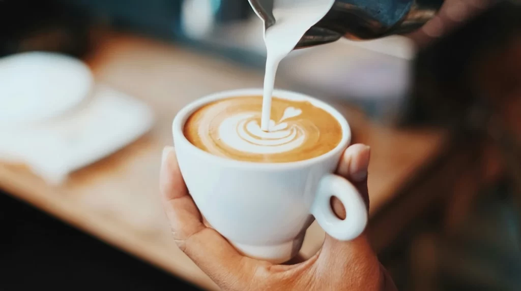 home made latte